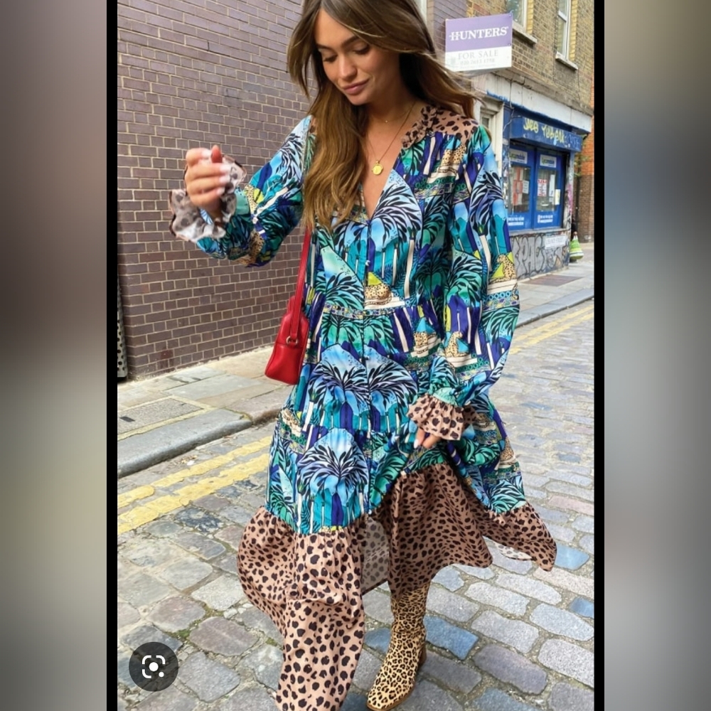 Blue Gaia Clash Dress